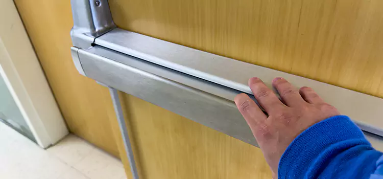 Installing a Push Bar on a Door Fort Lauderdale